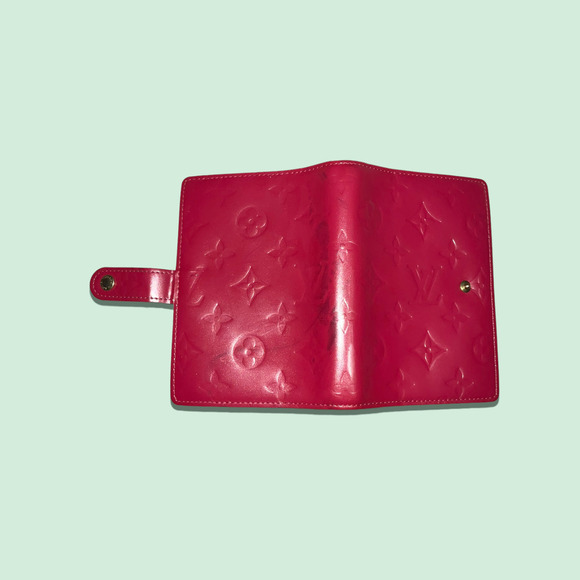 LOUIS VUITTON Small Pink Monogram Ring Agenda Cover - Picture 10 of 13